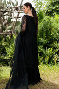 Maryum N Maria | Sorina Luxury Chiffon 23 | Raven (MW23-507) - by - Libasekhas UK - Registered Vendor of : Maryum N Maria - 100% Original Designer Dresss