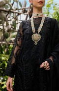 Maryum N Maria | Sorina Luxury Chiffon 23 | Raven (MW23-507) - by - Libasekhas UK - Registered Vendor of : Maryum N Maria - 100% Original Designer Dresss