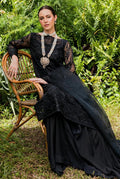 Maryum N Maria | Sorina Luxury Chiffon 23 | Raven (MW23-507) - by - Libasekhas UK - Registered Vendor of : Maryum N Maria - 100% Original Designer Dresss