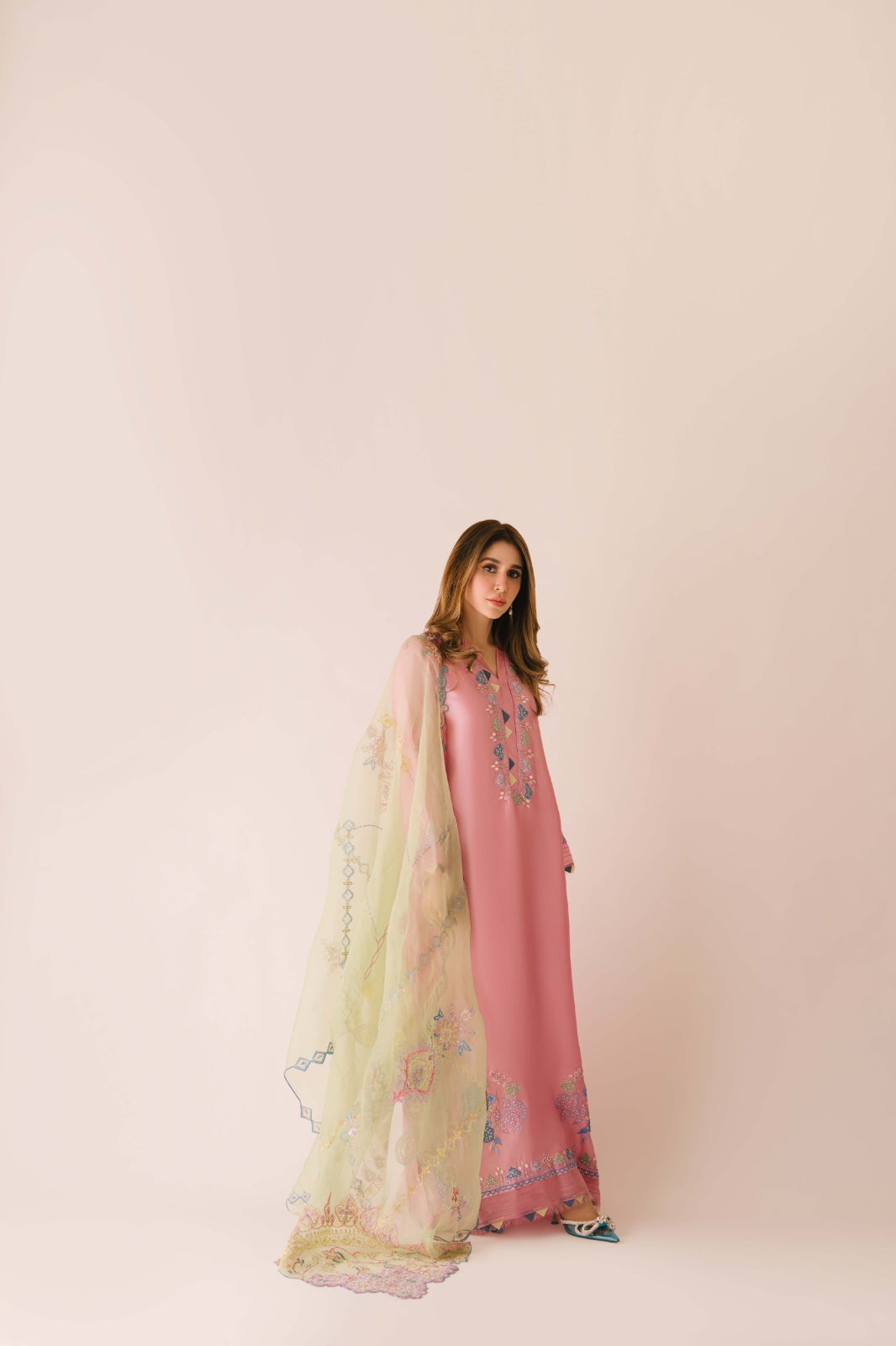 Sammy K | Aadat Festive Edition |Spray Rose - by Libasekhas UK - Registered Vendor of : Sammy K - 100% Original Designer Dress