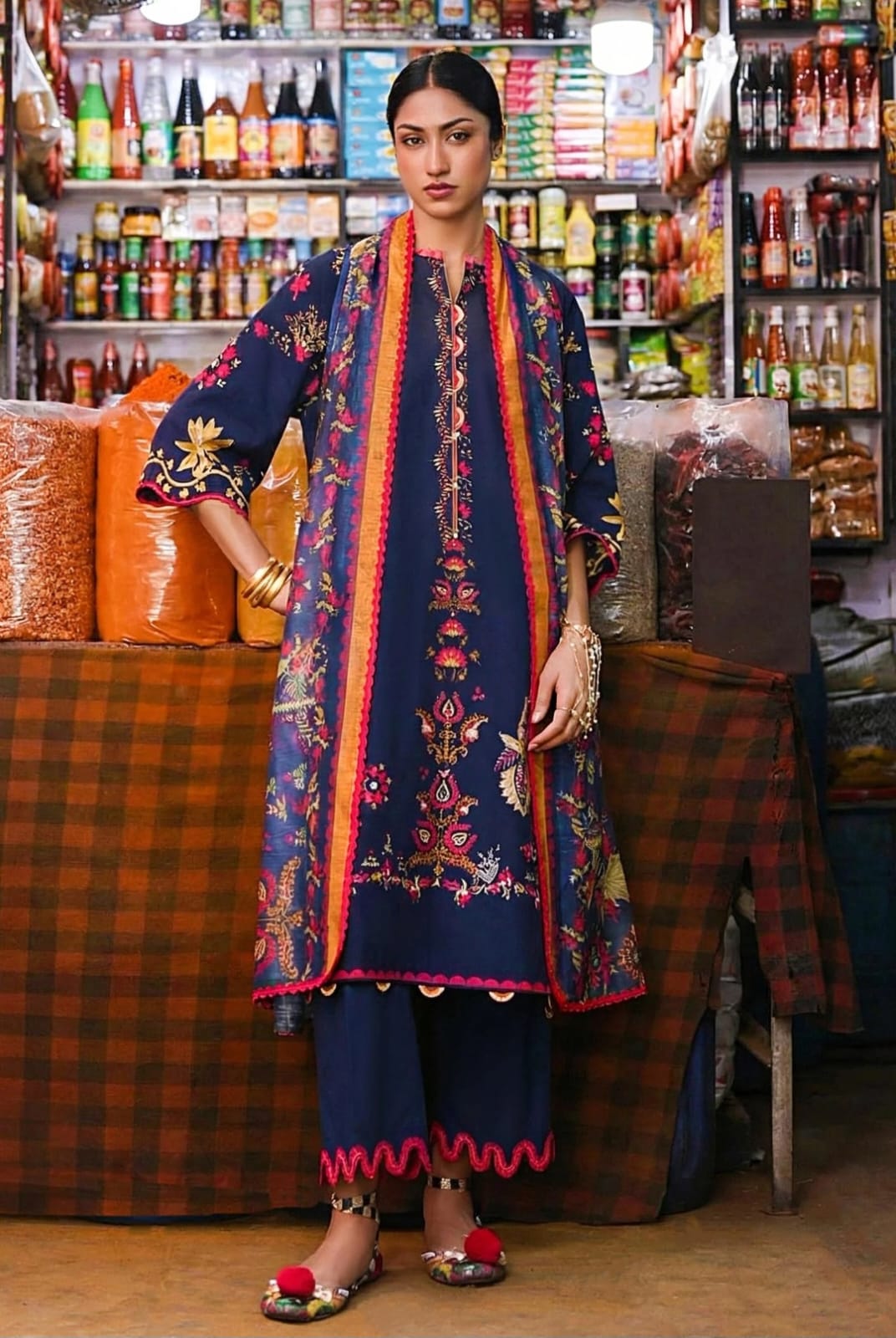 Sana Safinaz | Mahay Summer | H262-002A-3AG - by Libasekhas UK - Registered Vendor of : Sana Safinaz - 100% Original Designer Dress