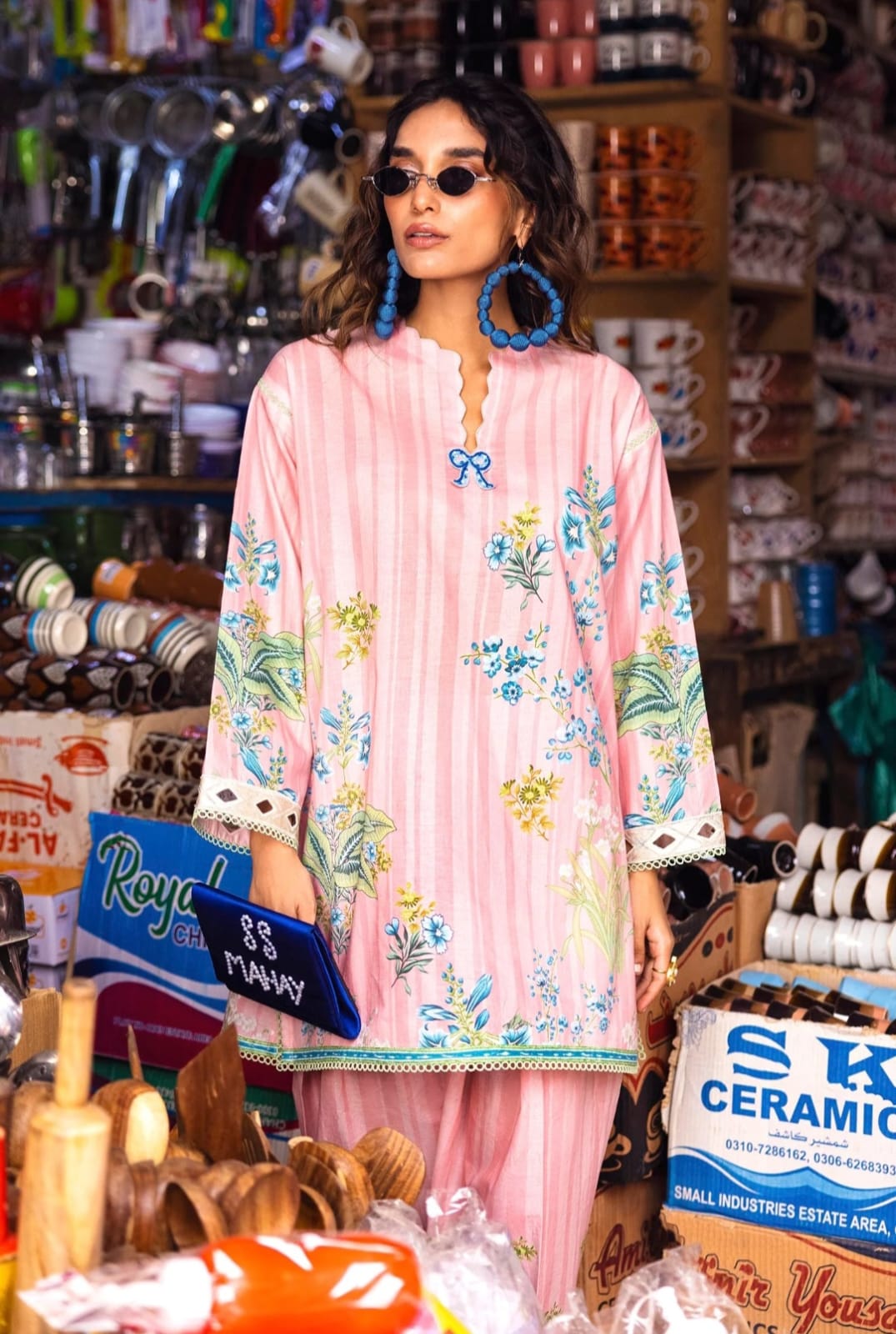 Sana Safinaz | Mahay Summer | H262-008B-2AC - by Libasekhas UK - Registered Vendor of : Sana Safinaz - 100% Original Designer Dress