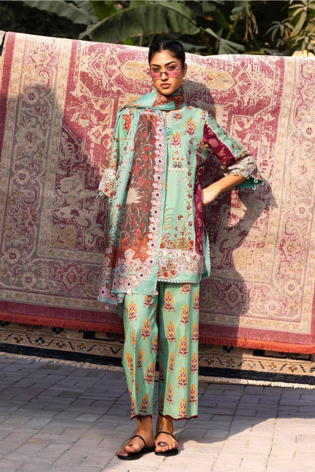 Sana Safinaz | Mahay Summer | H262-001B-3AS - by Libasekhas UK - Registered Vendor of : Sana Safinaz - 100% Original Designer Dress