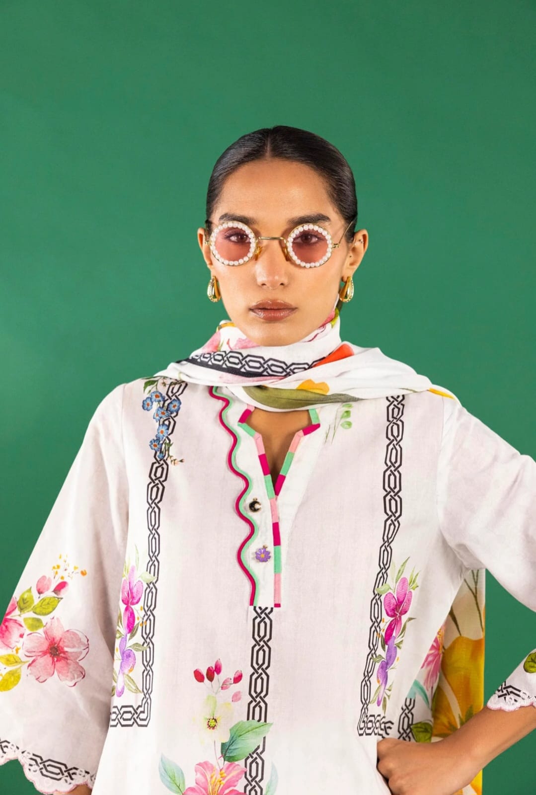 Sana Safinaz | Mahay Summer | H262-006A-2BS - by Libasekhas UK - Registered Vendor of : Sana Safinaz - 100% Original Designer Dress