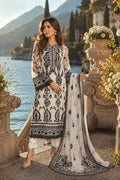 Saadia Asad | Nooriyah Luxury Chiffon | D4 - Monochrome Muse - by Libasekhas UK - Registered Vendor of : Saadia Asad - 100% Original Designer Dress