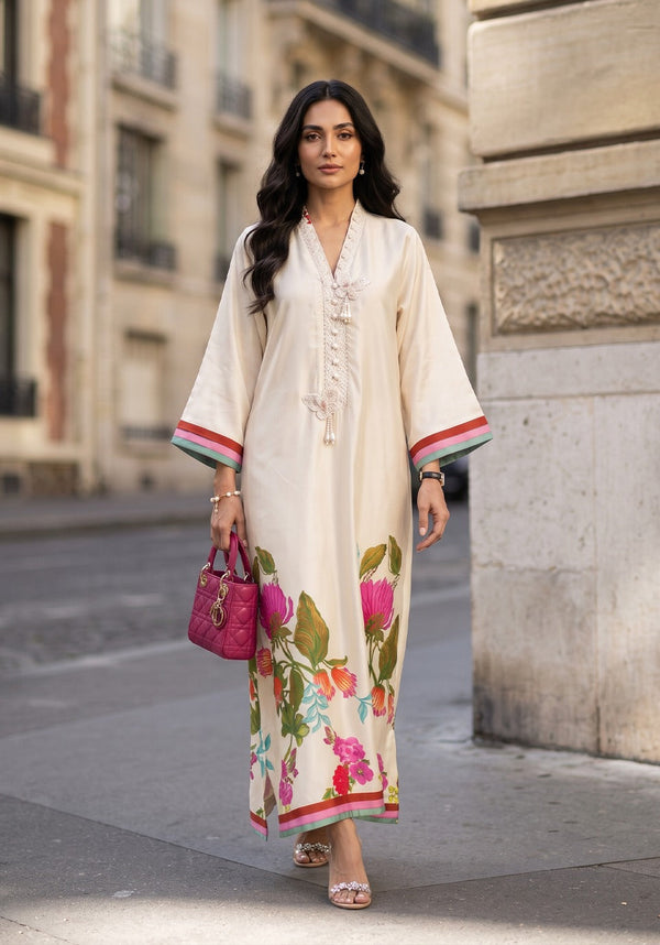 Zarqash | Silk Edit 26 | Jardin Eclat - by Libasekhas UK - Registered Vendor of : Zarqash - 100% Original Designer Dress