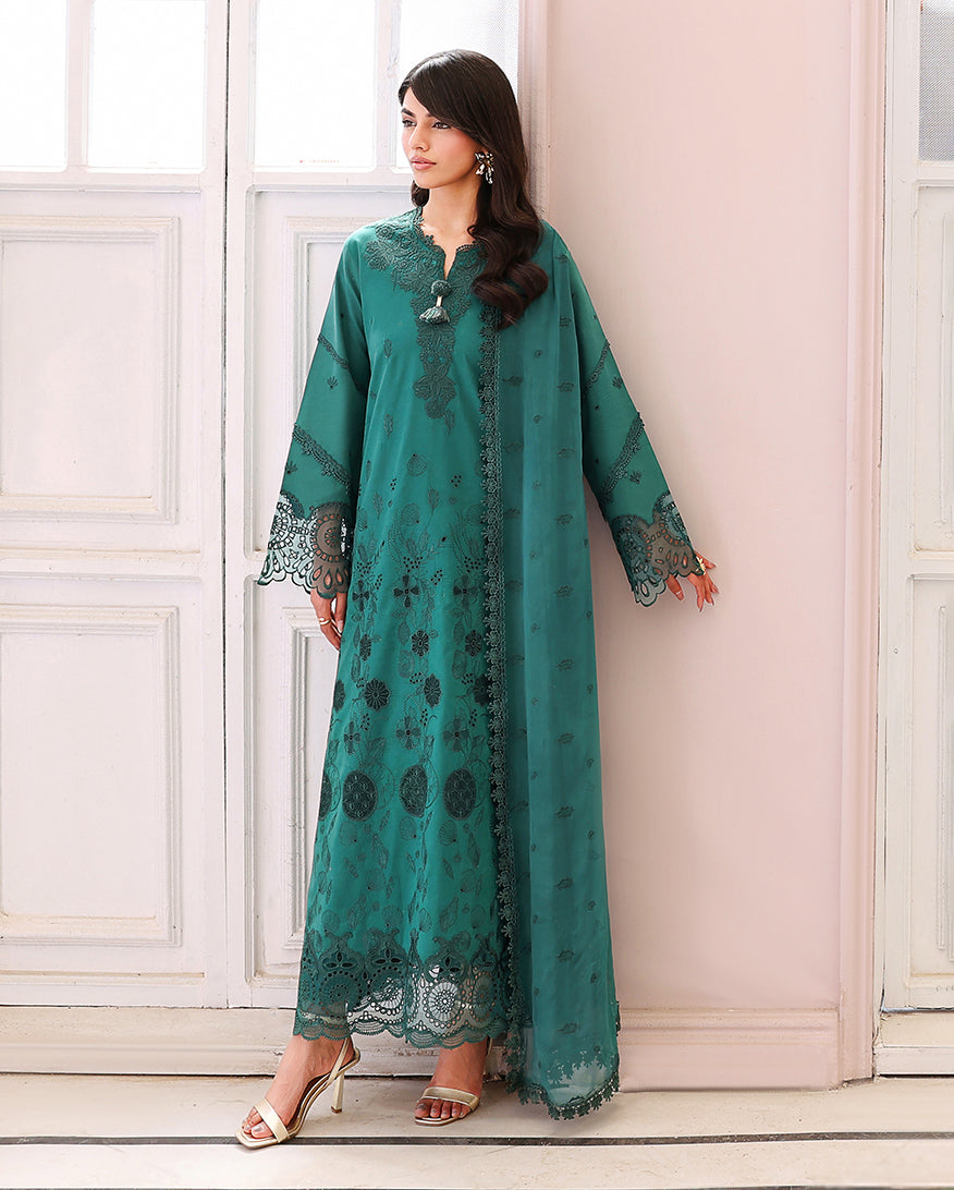 Roheenaz | Veil of Summer Chikankari | Whispered Veil - by Libasekhas UK - Registered Vendor of : Roheenaz - 100% Original Designer Dress