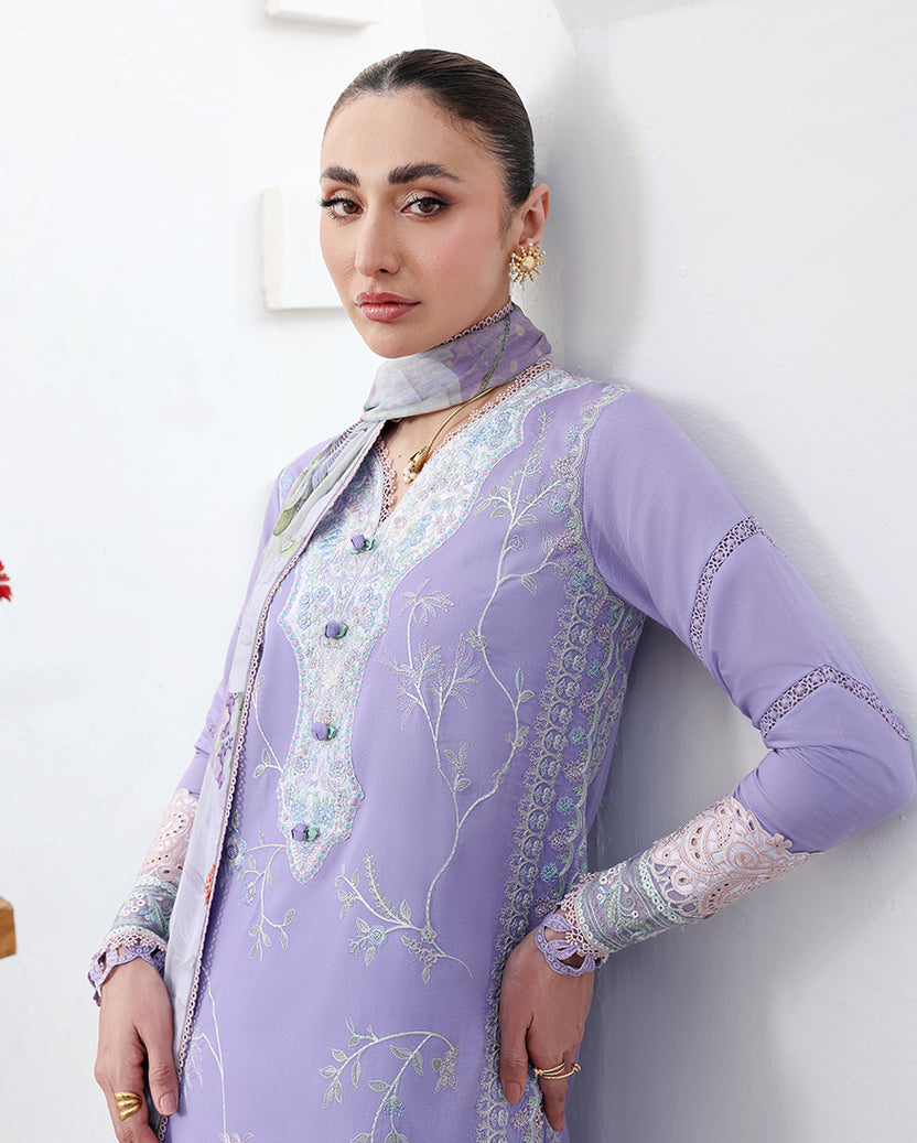 Roheenaz | Floral Reverie Luxury Lawn | Whispering Radiance - by Libasekhas UK - Registered Vendor of : Roheenaz - 100% Original Designer Dress