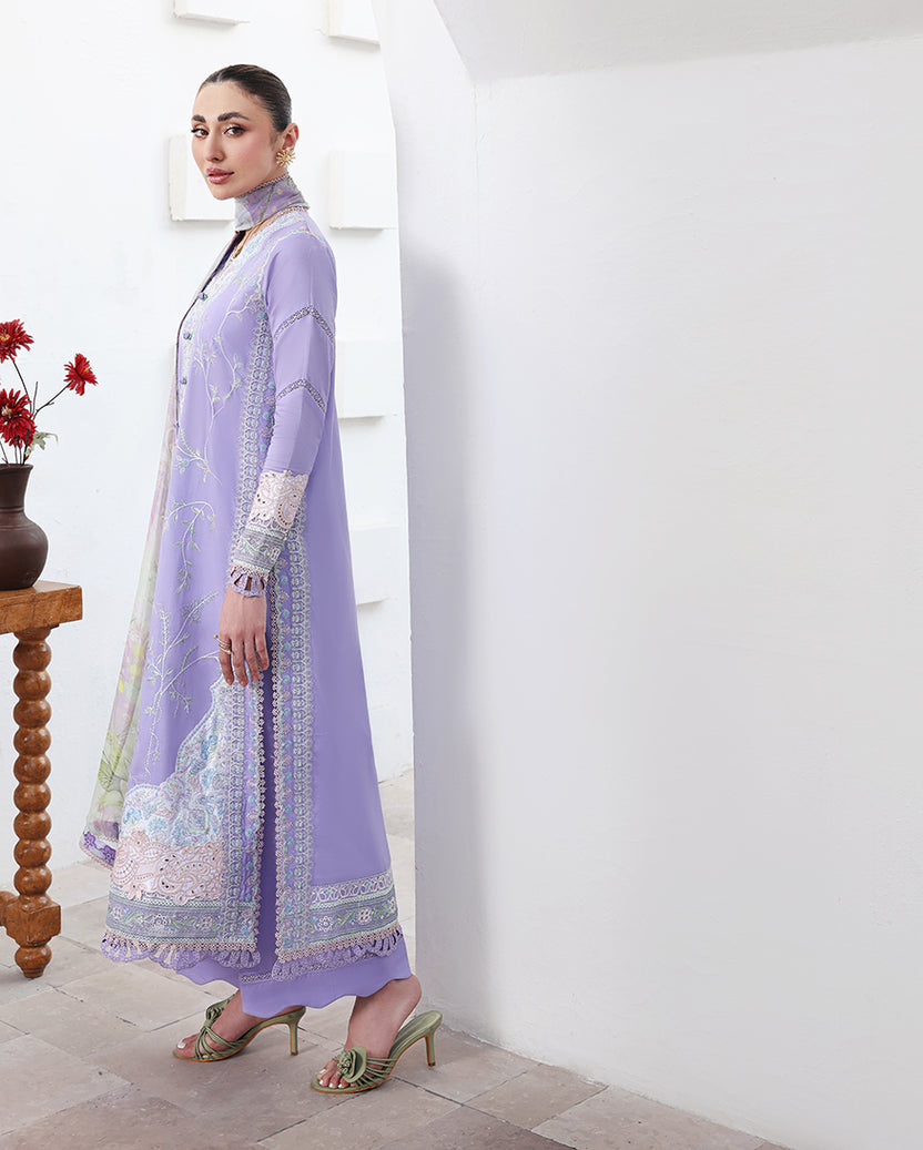 Roheenaz | Floral Reverie Luxury Lawn | Whispering Radiance - by Libasekhas UK - Registered Vendor of : Roheenaz - 100% Original Designer Dress