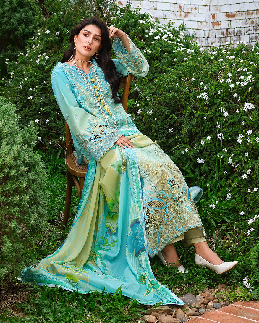 Mushq | Amoi Luxury Lawn | Whispering Winds - by Libasekhas UK - Registered Vendor of : Mushq - 100% Original Designer Dress