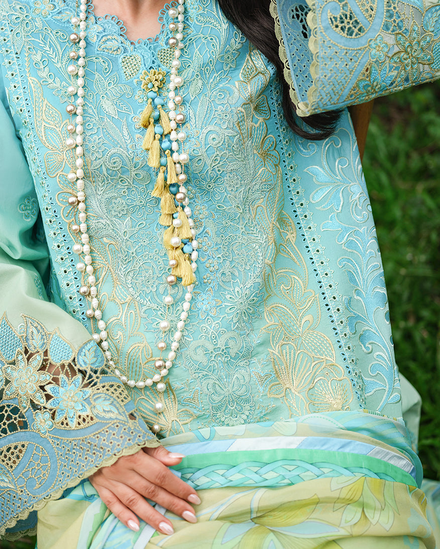 Mushq | Amoi Luxury Lawn | Whispering Winds - by Libasekhas UK - Registered Vendor of : Mushq - 100% Original Designer Dress