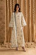 Batik | Festive Eid 26 | White Sky - by Libasekhas UK - Registered Vendor of : Batik - 100% Original Designer Dress