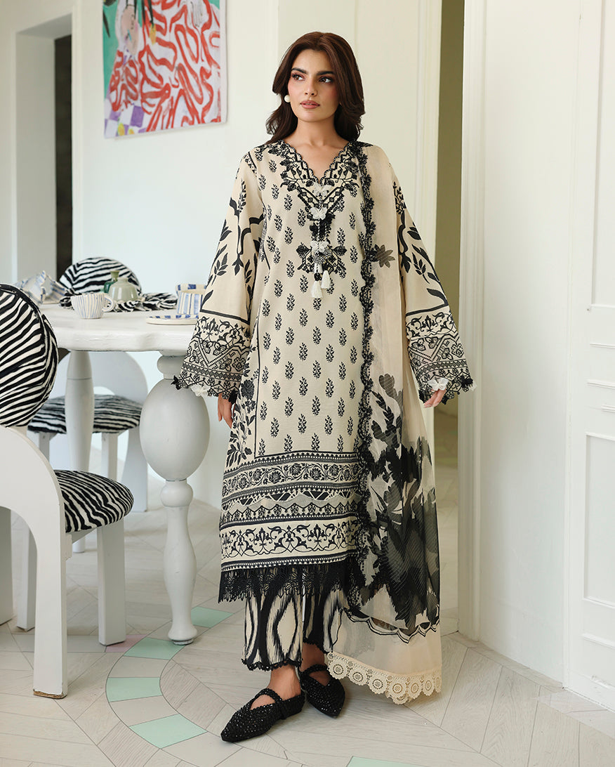 Roheenaz | Petals in Print | Willow Fleur - by Libasekhas UK - Registered Vendor of : Roheenaz - 100% Original Designer Dress