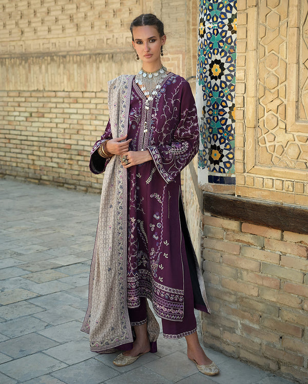 Mushq | Bukhara Winter Edit | Winter Caravan - by Libasekhas UK - Registered Vendor of : Mushq - 100% Original Designer Dress
