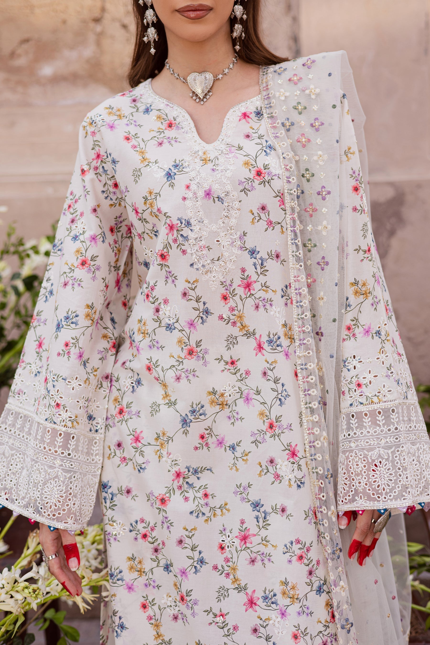 Batik | Festive Eid 26 | Wisteria - by Libasekhas UK - Registered Vendor of : Batik - 100% Original Designer Dress