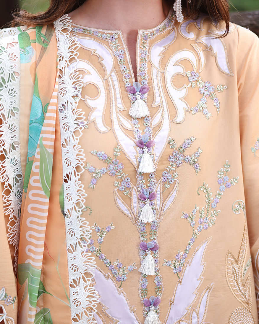 Mushq | The Secret Garden Lawn | Wisteria Veil - by Libasekhas UK - Registered Vendor of : Mushq - 100% Original Designer Dress