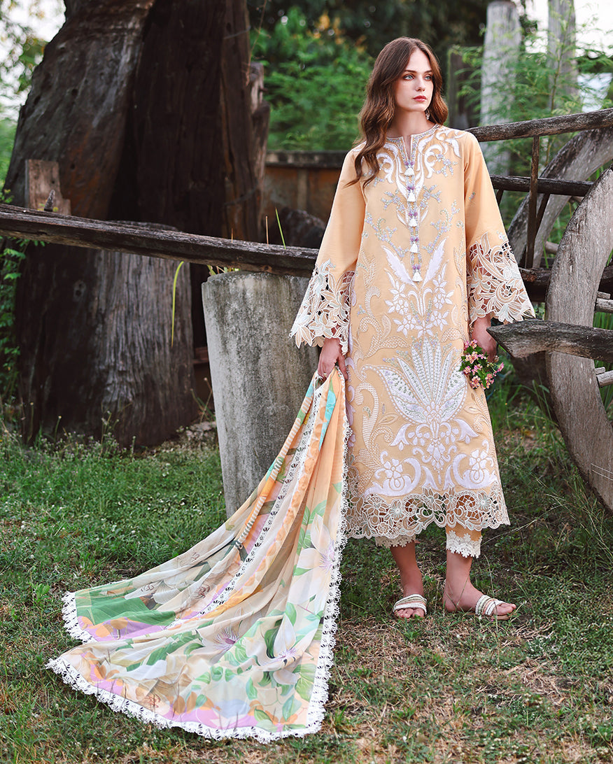 Mushq | The Secret Garden Lawn | Wisteria Veil - by Libasekhas UK - Registered Vendor of : Mushq - 100% Original Designer Dress