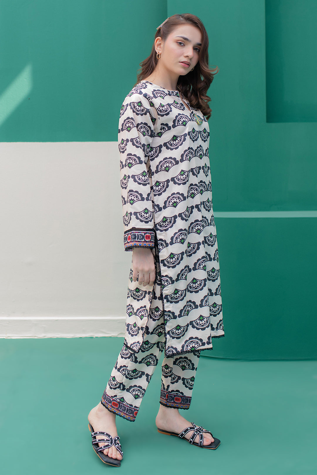 Zellbury | Summer Pret | Kurta Trouser - 2809 - by - Libasekhas UK - Registered Vendor of : Zellbury Women - 100% Original Designer Dresss