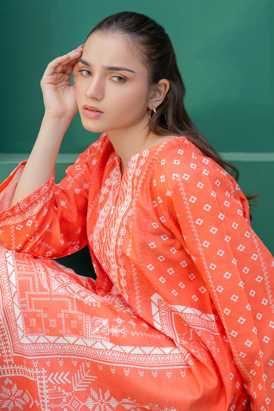Zellbury | Winter Pret | Embroidered Kurta - 2970 - by - Libasekhas UK - Registered Vendor of : Zellbury Women - 100% Original Designer Dresss