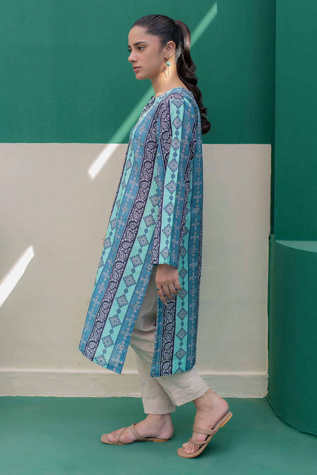 Zellbury | Winter Pret | Kurta - 3045 - by - Libasekhas UK - Registered Vendor of : Zellbury Women - 100% Original Designer Dresss