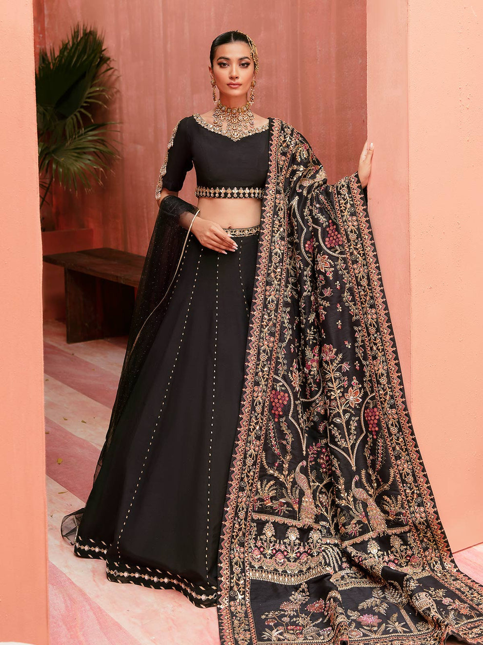 Gulaal | Wedding Formals | MAYAL GL-WS-22V1-32 (LEHNGA AND CHOLI) - by - Libasekhas UK - Registered Vendor of : Gulaal - 100% Original Designer Dresss