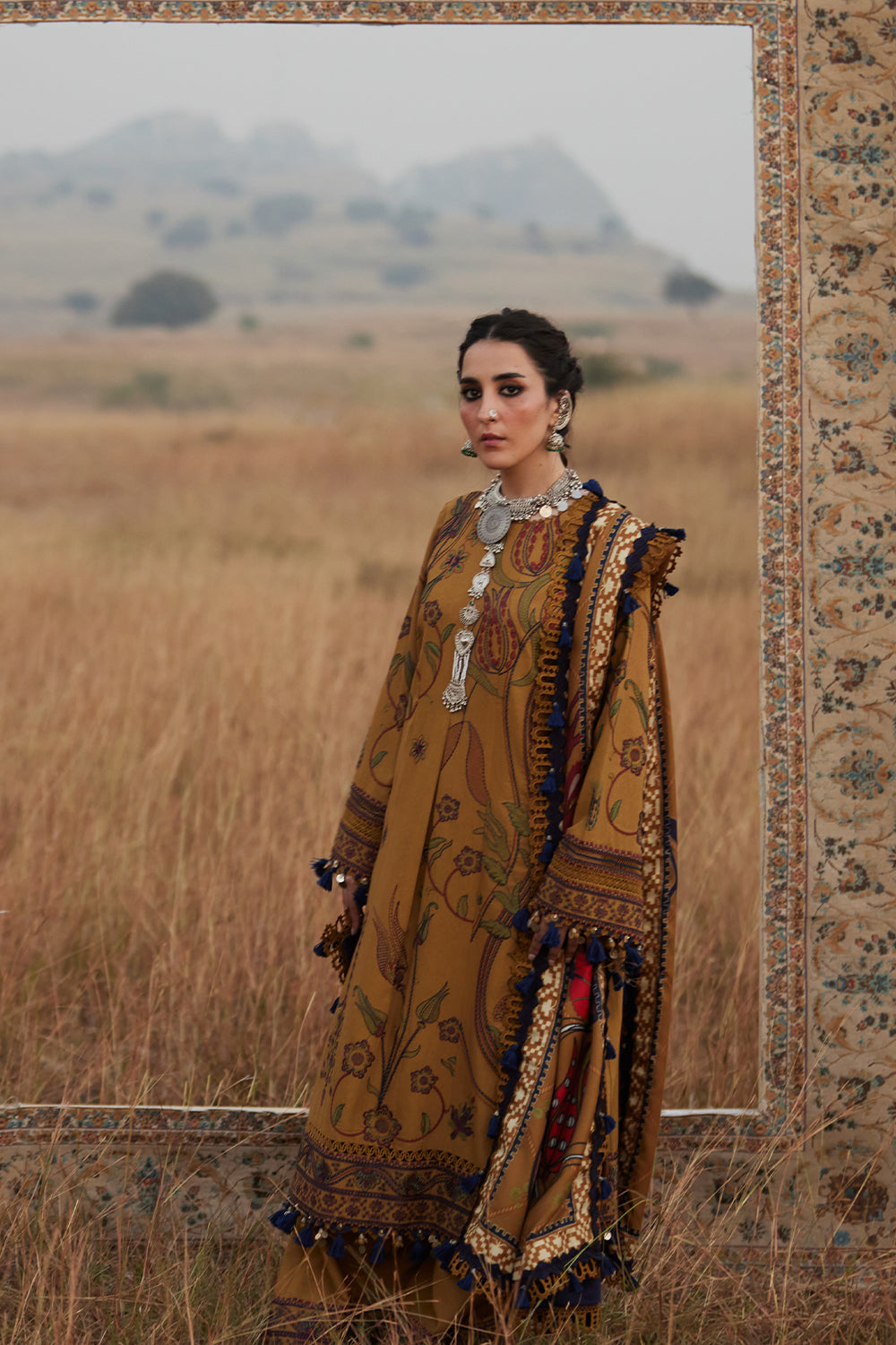 Saira Rizwan | Winter Khaddar 25 | LALEH-SRW25-07 - by Libasekhas UK - Registered Vendor of : Saira Rizwan - 100% Original Designer Dress