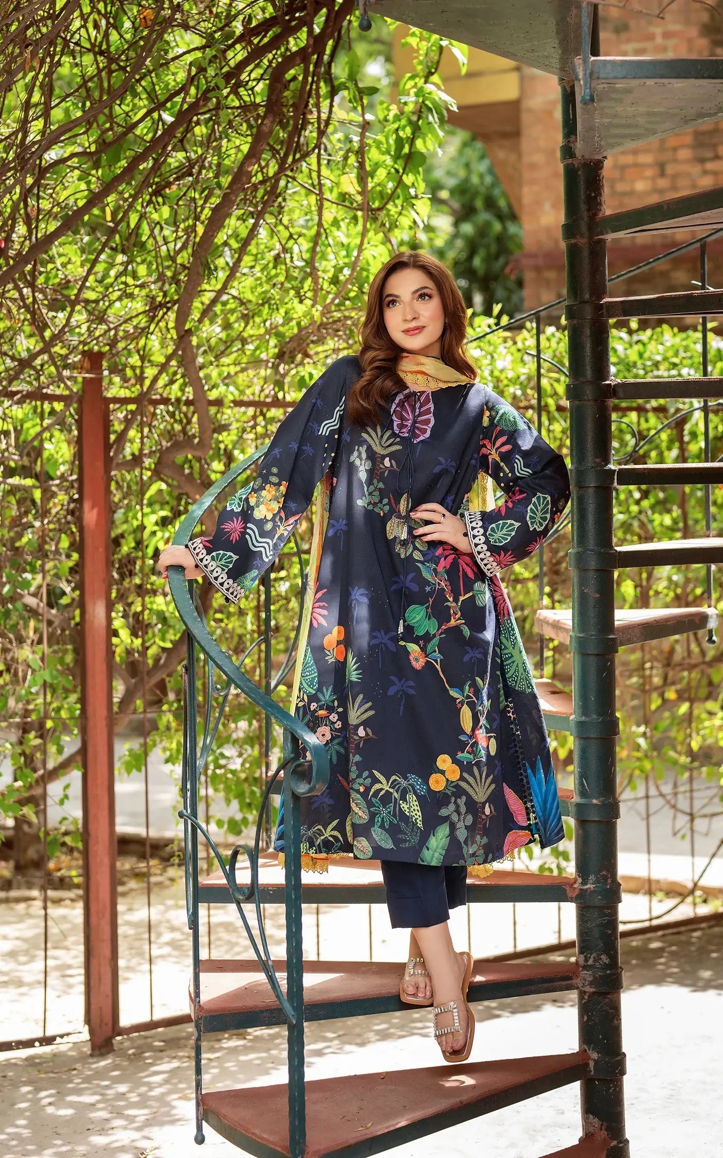 Asifa and Nabeel | Yakin Summer 25 | Twilight in Bloom-(YKL25-06) - by - Libasekhas UK - Registered Vendor of : Asifa and Nabeel - 100% Original Designer Dresss