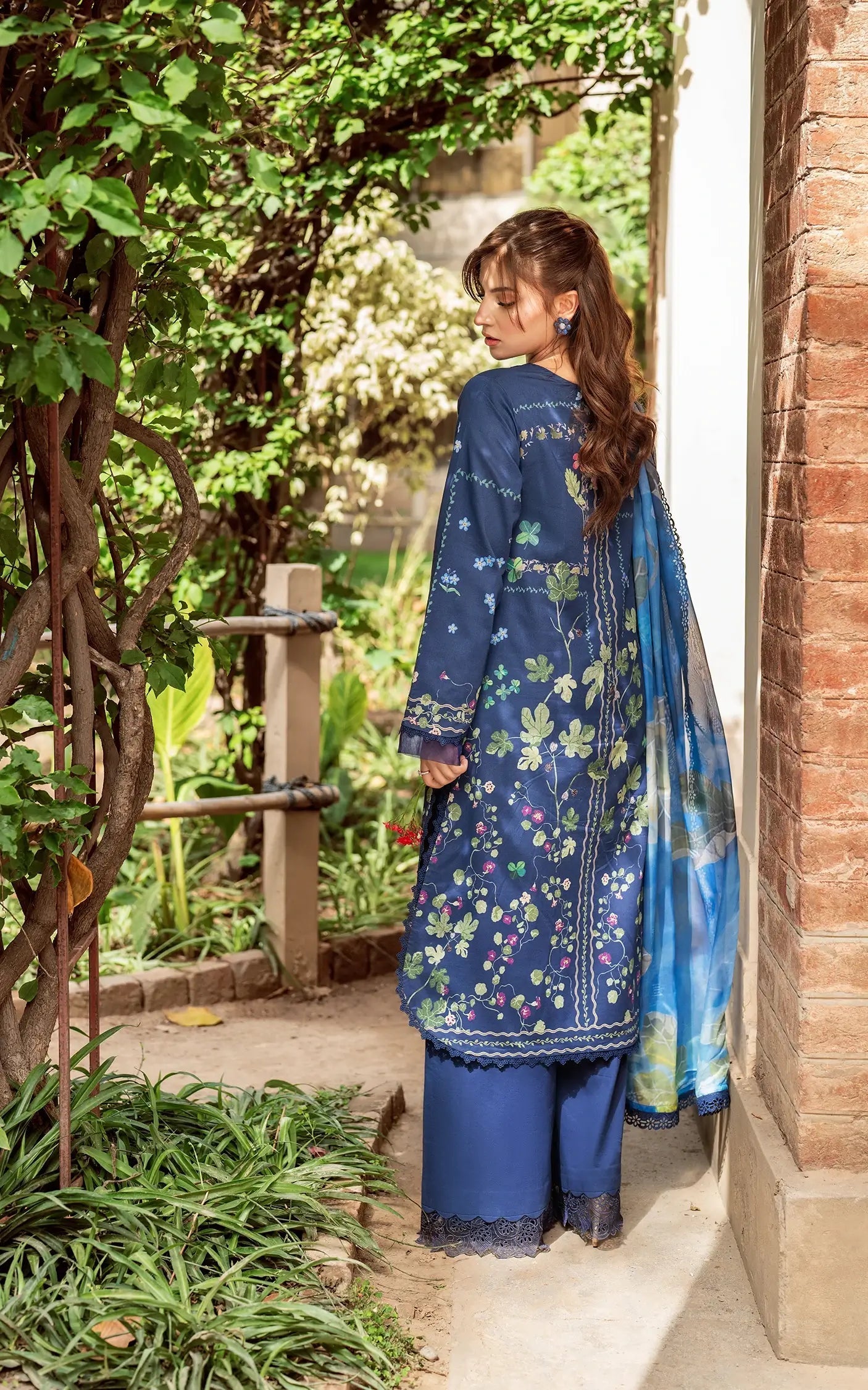 Asifa and Nabeel | Yakin Summer 25 | Moonlit Garden-(YKL25-08) - by - Libasekhas UK - Registered Vendor of : Asifa and Nabeel - 100% Original Designer Dresss