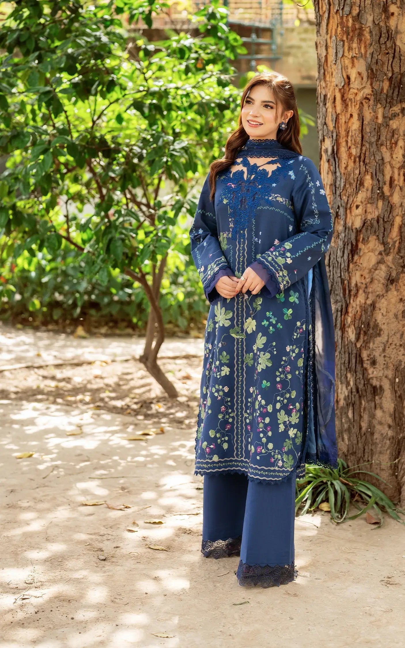 Asifa and Nabeel | Yakin Summer 25 | Moonlit Garden-(YKL25-08) - by - Libasekhas UK - Registered Vendor of : Asifa and Nabeel - 100% Original Designer Dresss