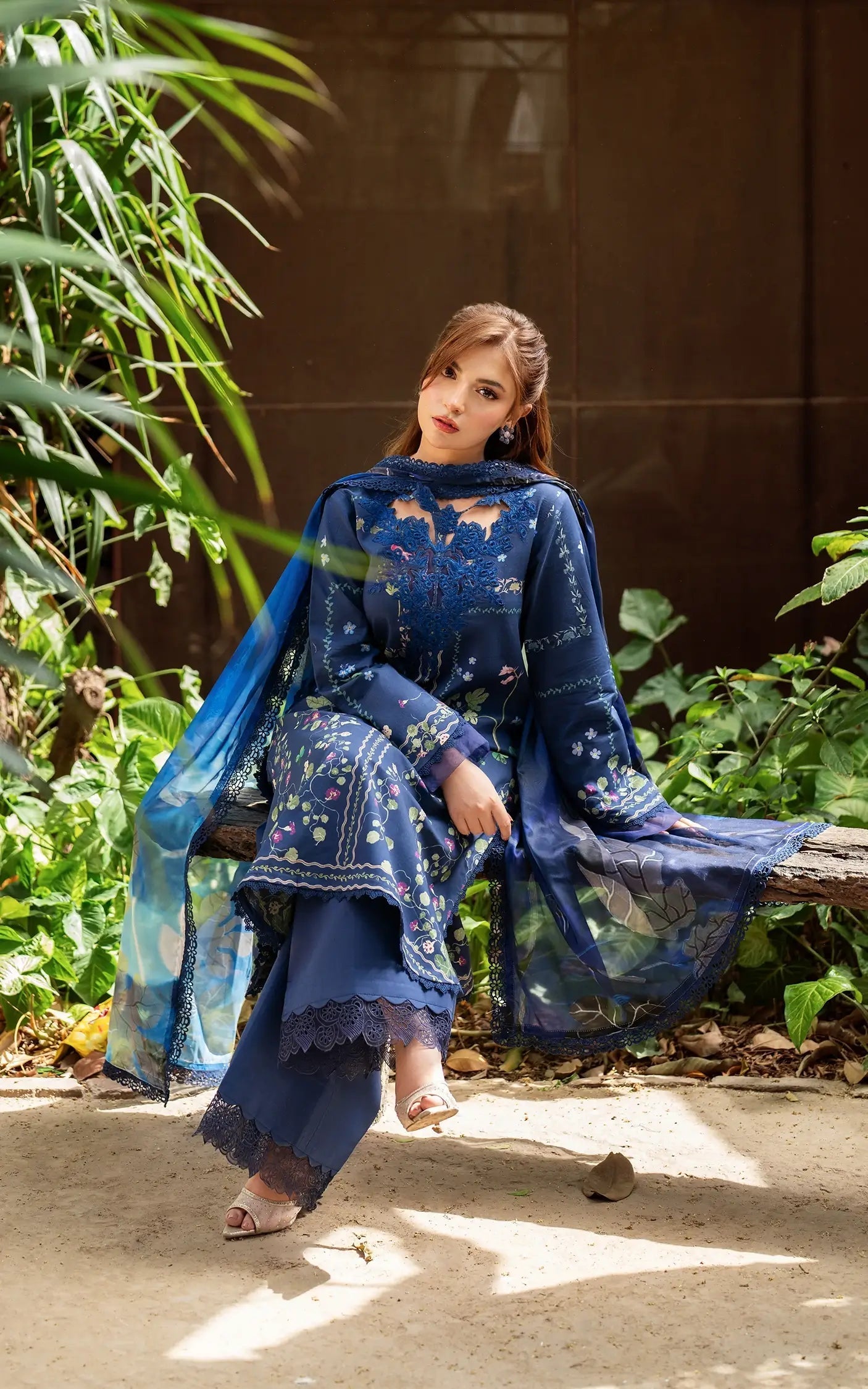 Asifa and Nabeel | Yakin Summer 25 | Moonlit Garden-(YKL25-08) - by - Libasekhas UK - Registered Vendor of : Asifa and Nabeel - 100% Original Designer Dresss