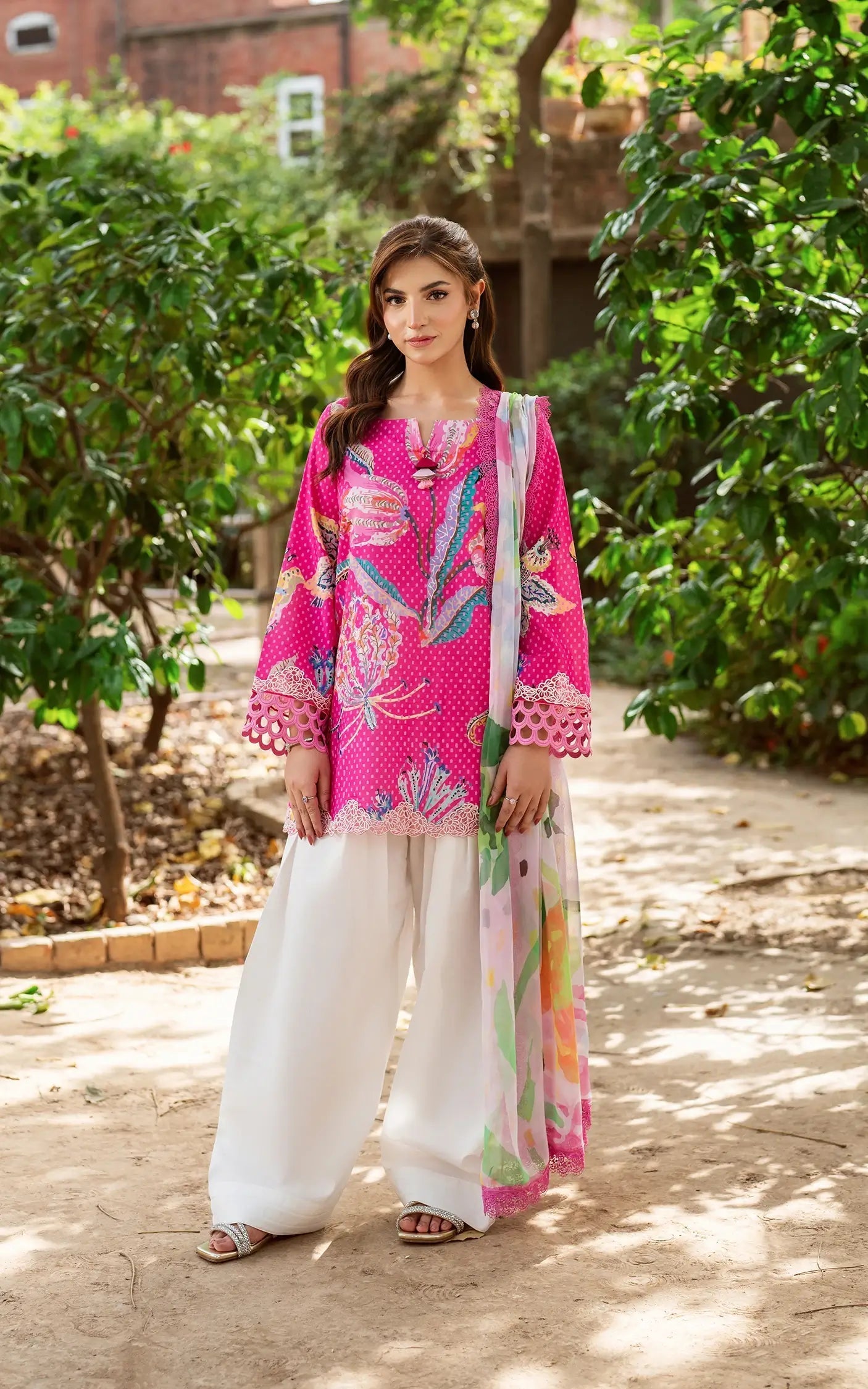 Asifa and Nabeel | Yakin Summer 25 | Roseveil-(YKL25-10) - by - Libasekhas UK - Registered Vendor of : Asifa and Nabeel - 100% Original Designer Dresss