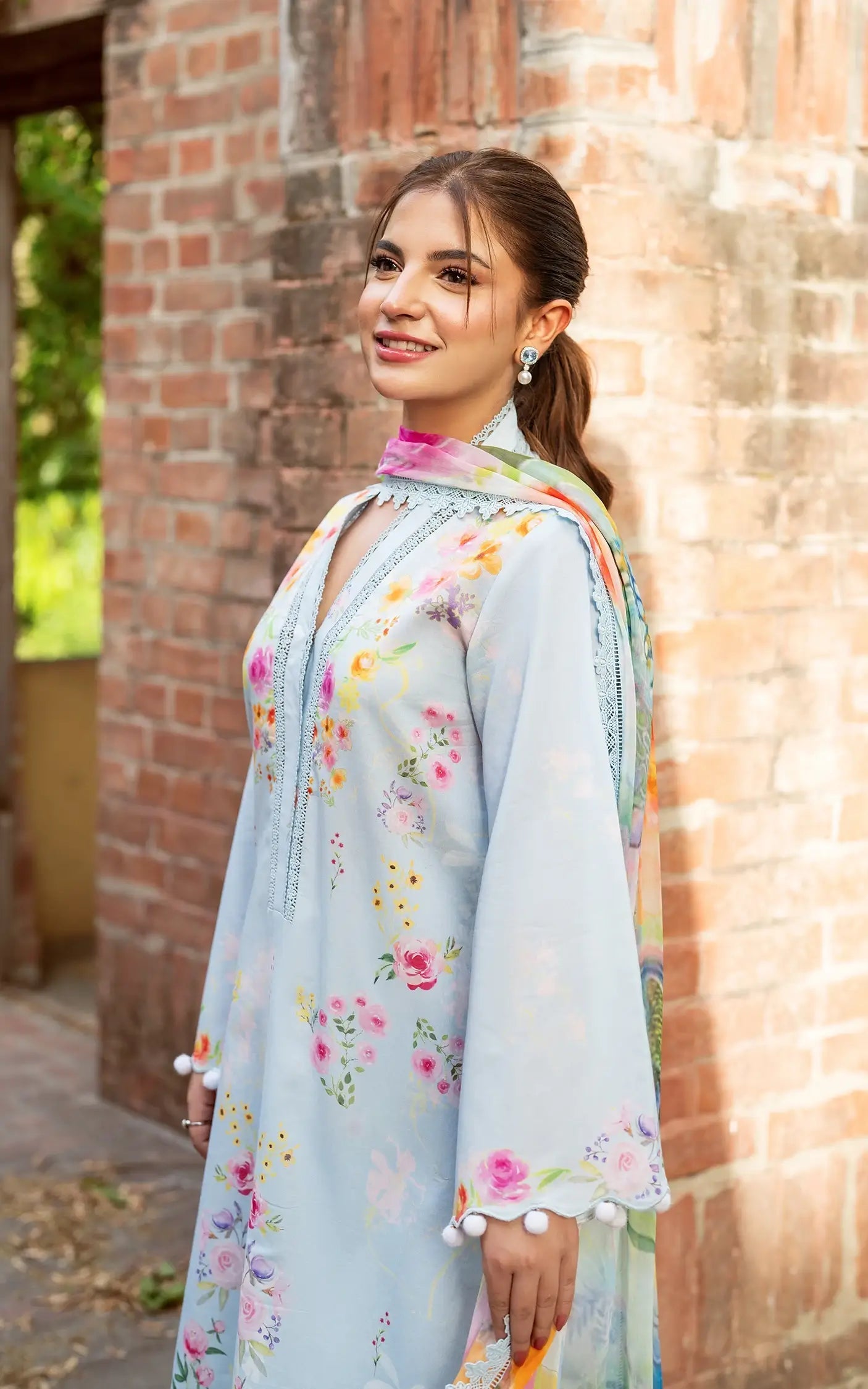 Asifa and Nabeel | Yakin Summer 25 | Whisper of Spring-(YKL25-14) - by - Libasekhas UK - Registered Vendor of : Asifa and Nabeel - 100% Original Designer Dresss