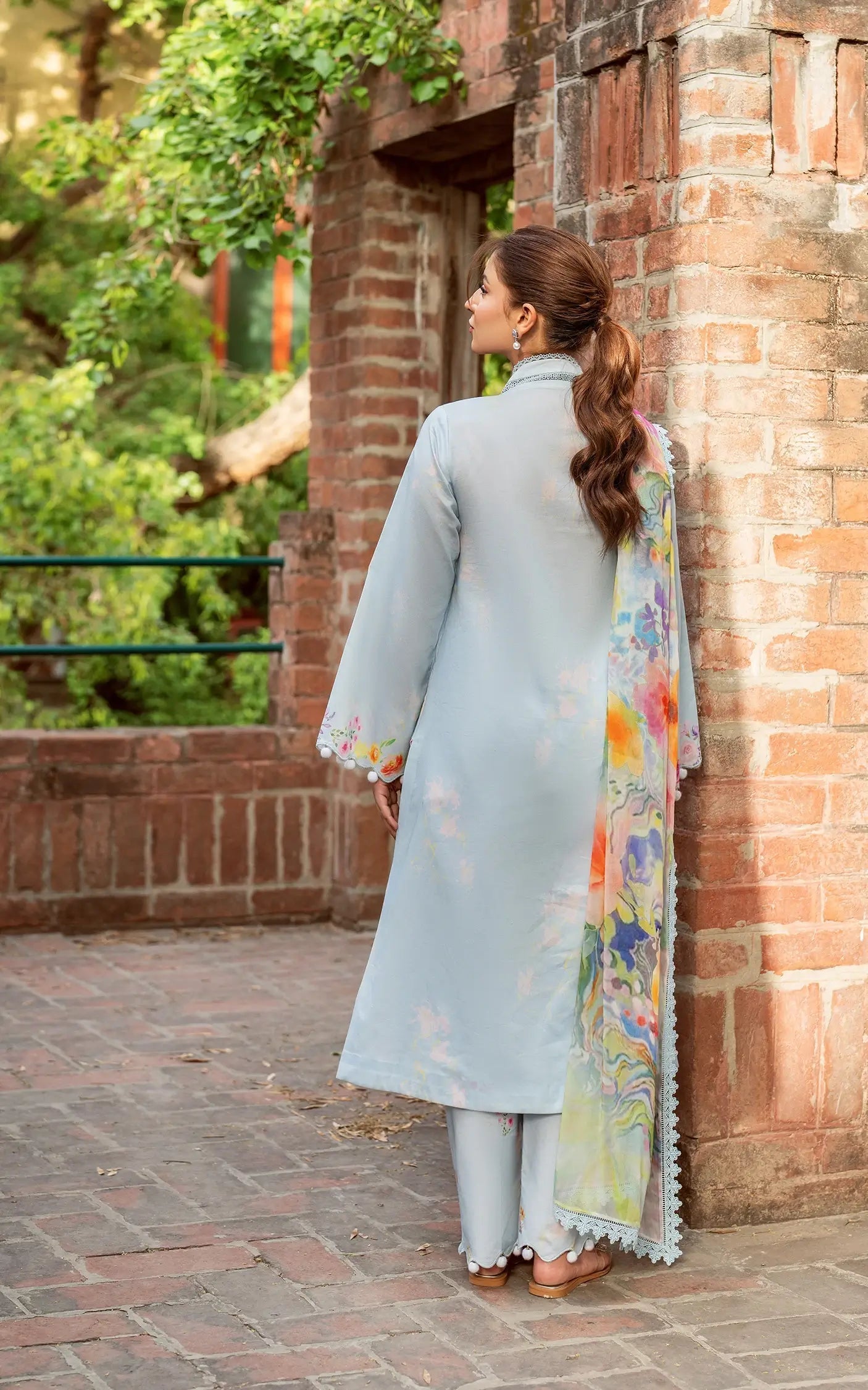 Asifa and Nabeel | Yakin Summer 25 | Whisper of Spring-(YKL25-14) - by - Libasekhas UK - Registered Vendor of : Asifa and Nabeel - 100% Original Designer Dresss