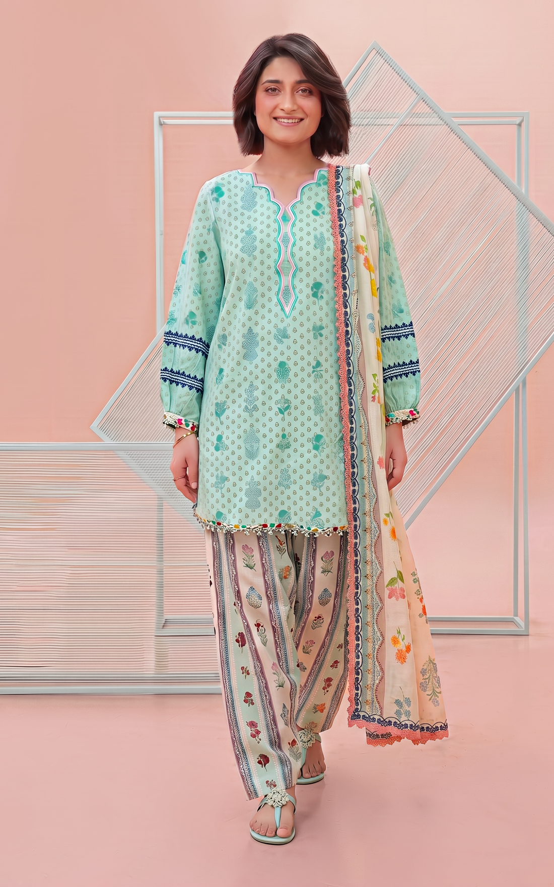 Asifa and Nabeel | Yakin 26 | Daisy (YKL26-03) - by Libasekhas UK - Registered Vendor of : Asifa and Nabeel - 100% Original Designer Dress