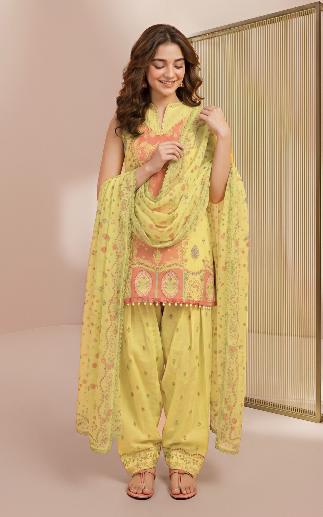 Asifa and Nabeel | Yakin 26 | Sunflower (YKL26-08) - by Libasekhas UK - Registered Vendor of : Asifa and Nabeel - 100% Original Designer Dress