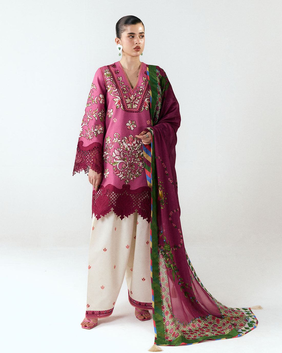 Jugnu | SS 26 Lawn | Yawi - by Libasekhas UK - Registered Vendor of : Jugnu - 100% Original Designer Dress