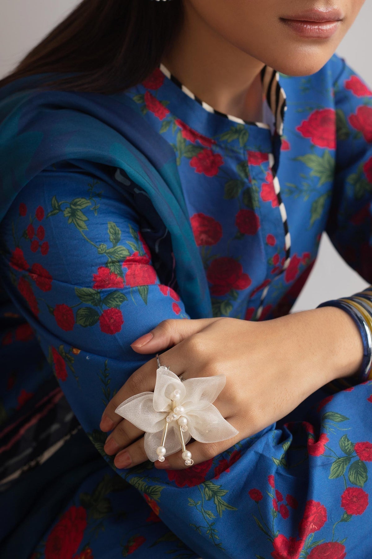 Zara Shahjahan | Coco Prints 24 | BULBUL-D1 - by - Libasekhas UK - Registered Vendor of : Zara Shahjahan - 100% Original Designer Dresss