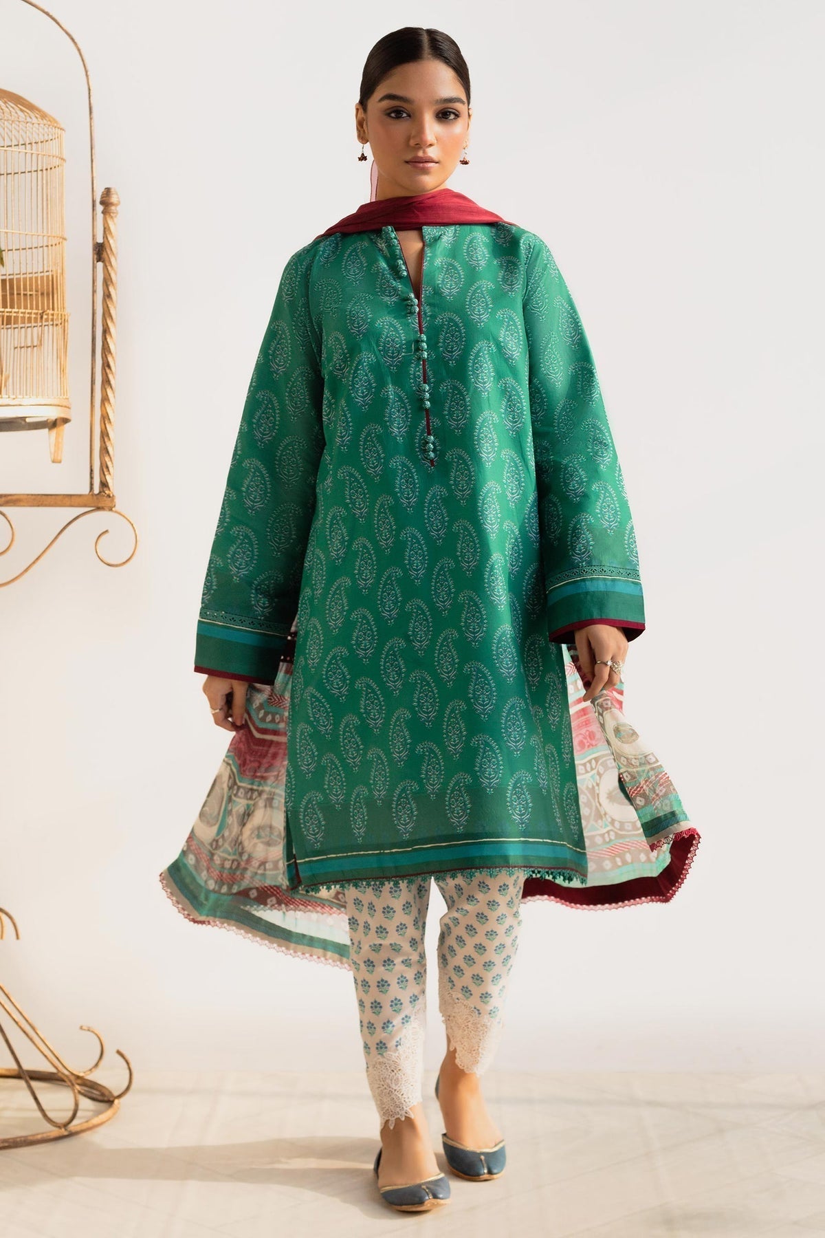 Zara Shahjahan | Coco Prints 24 | CHAAP-D4 - by - Libasekhas UK - Registered Vendor of : Zara Shahjahan - 100% Original Designer Dresss