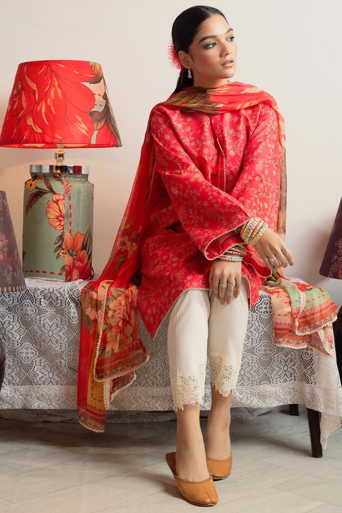 Zara Shahjahan | Coco Prints 24 | CHAMBELI-D8 - by - Libasekhas UK - Registered Vendor of : Zara Shahjahan - 100% Original Designer Dresss