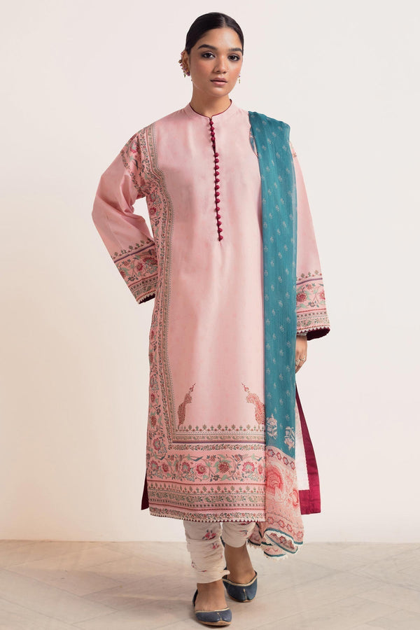 Zara Shahjahan | Coco Prints 24 | GULABI-D3 - by - Libasekhas UK - Registered Vendor of : Zara Shahjahan - 100% Original Designer Dresss