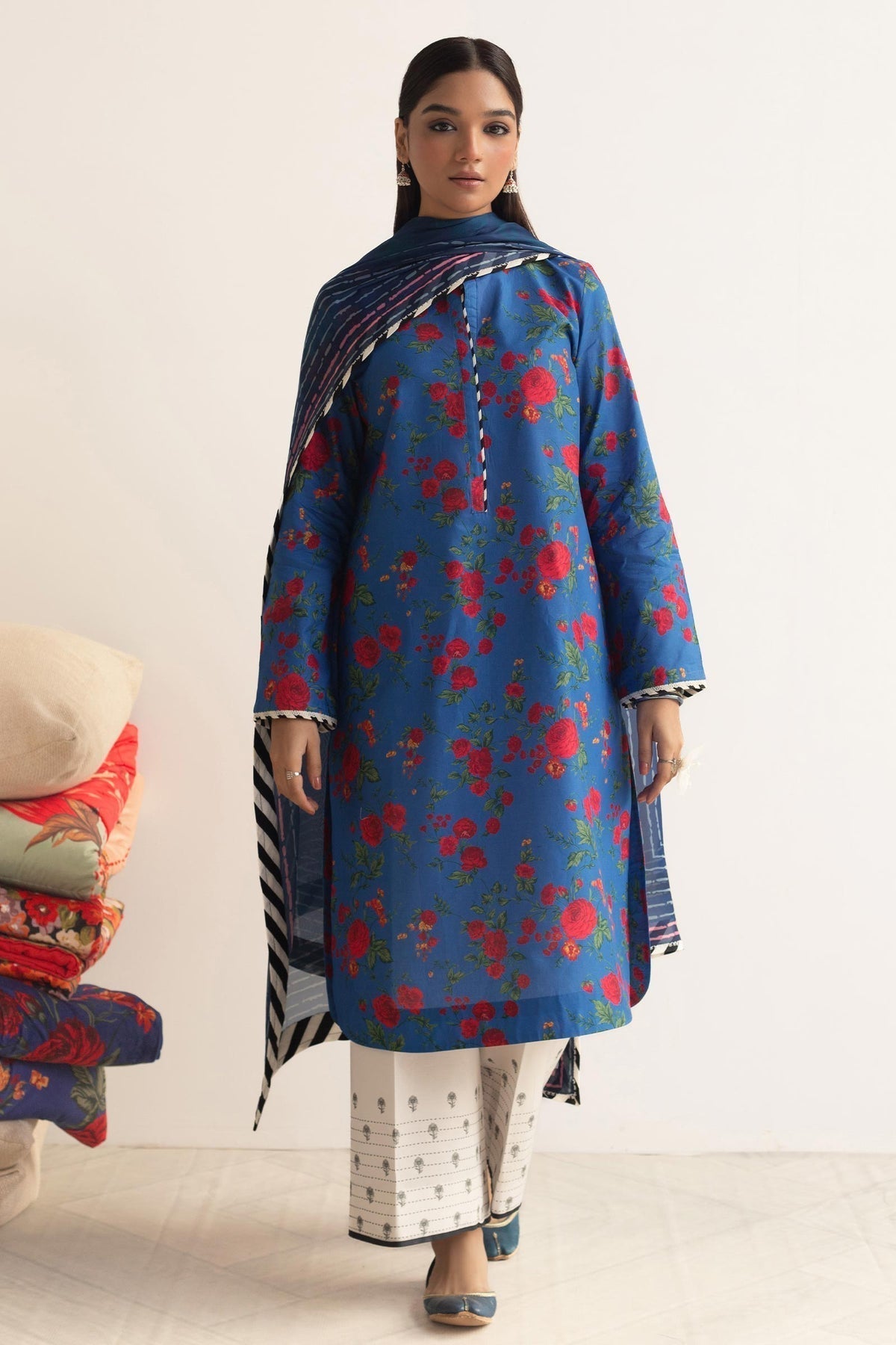 Zara Shahjahan | Coco Prints 24 | BULBUL-D1 - by - Libasekhas UK - Registered Vendor of : Zara Shahjahan - 100% Original Designer Dresss