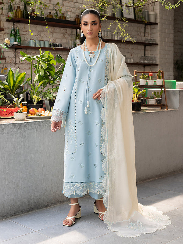 Izel | Meadow Muse Embroidered Lawn 25 | ZARELLE - by - Libasekhas UK - Registered Vendor of : Izel - 100% Original Designer Dresss