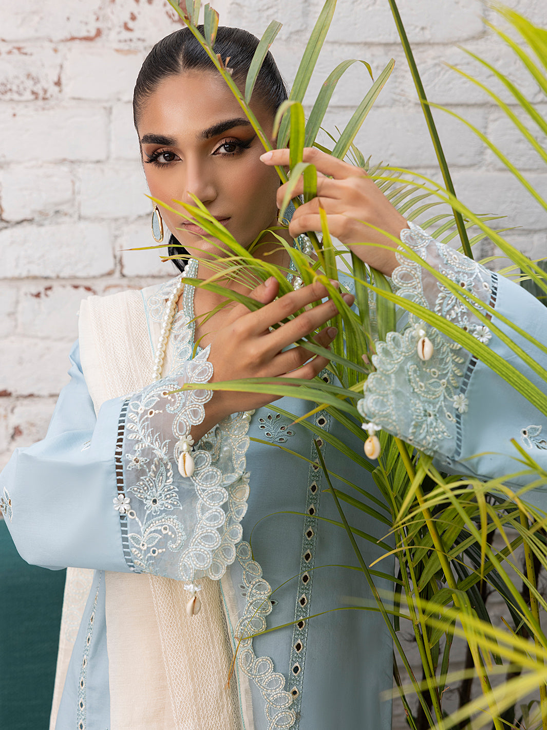 Izel | Meadow Muse Embroidered Lawn 25 | ZARELLE - by - Libasekhas UK - Registered Vendor of : Izel - 100% Original Designer Dresss