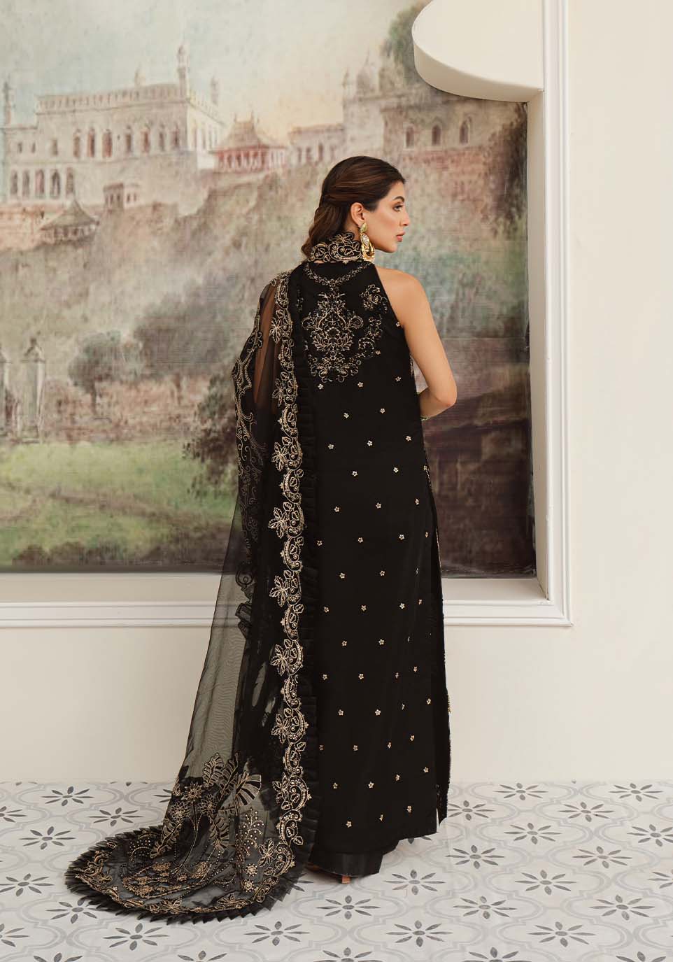Zarqash | Rubaai Wedding Festive 23 | Lila - by - Libasekhas UK - Registered Vendor of : Zarqash - 100% Original Designer Dresss