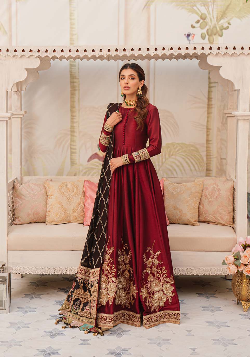 Zarqash | Rubaai Wedding Festive 23 | Zane - by - Libasekhas UK - Registered Vendor of : Zarqash - 100% Original Designer Dresss