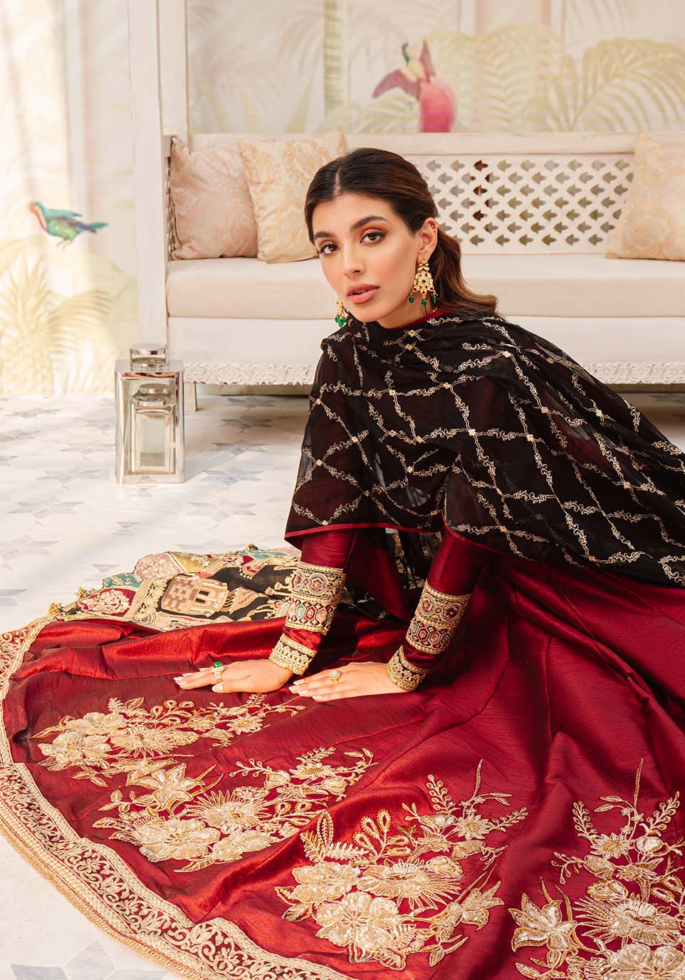Zarqash | Rubaai Wedding Festive 23 | Zane - by - Libasekhas UK - Registered Vendor of : Zarqash - 100% Original Designer Dresss