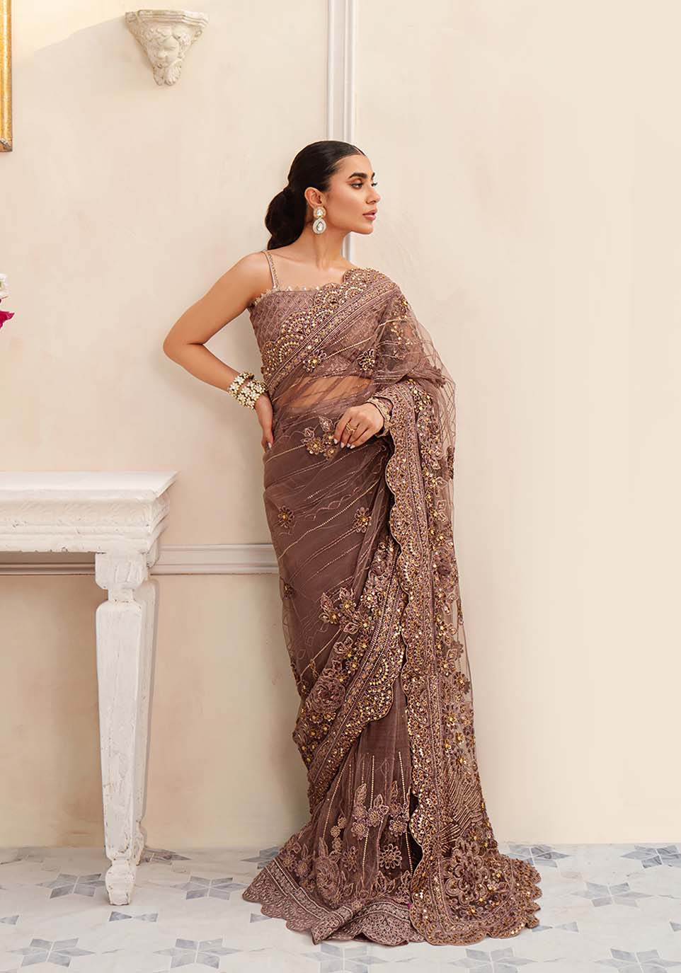 Zarqash | Rubaai Wedding Festive 23 | Nora - by - Libasekhas UK - Registered Vendor of : Zarqash - 100% Original Designer Dresss