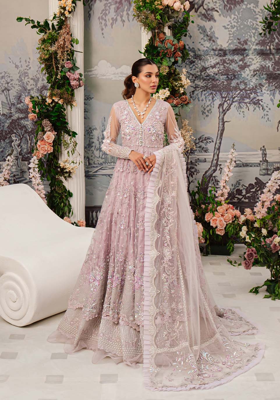 Zarqash | Rubaai Wedding Festive 23 | Rosela - by - Libasekhas UK - Registered Vendor of : Zarqash - 100% Original Designer Dresss