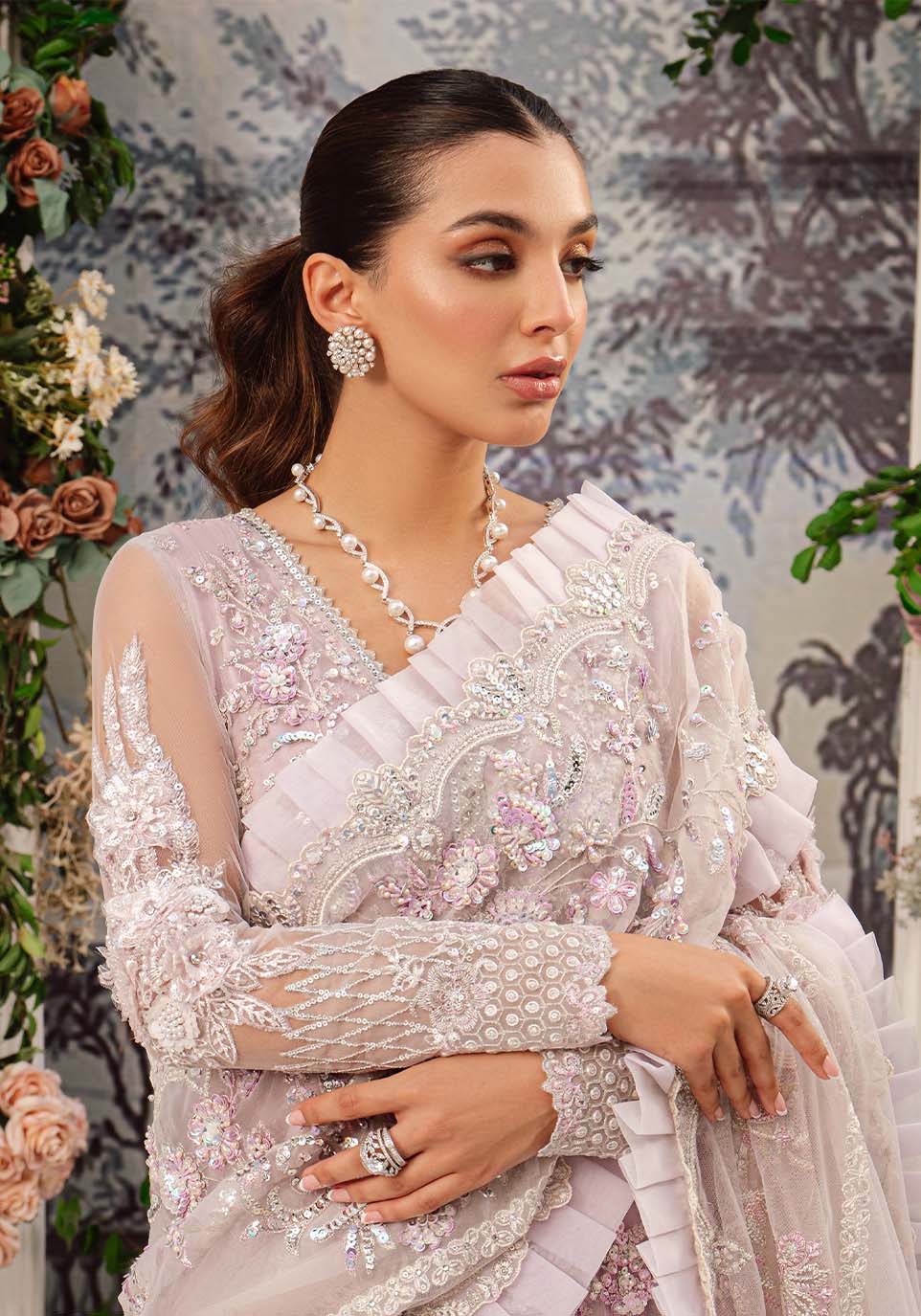 Zarqash | Rubaai Wedding Festive 23 | Rosela - by - Libasekhas UK - Registered Vendor of : Zarqash - 100% Original Designer Dresss