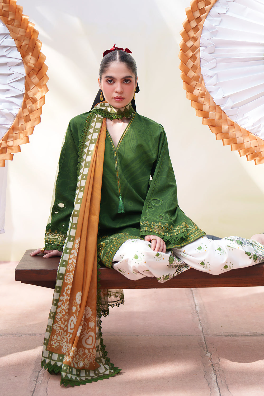 Saira Rizwan | Laanem SS 26 | ELOWEN-A - SRL26-08 - by Libasekhas UK - Registered Vendor of : Saira Rizwan - 100% Original Designer Dress